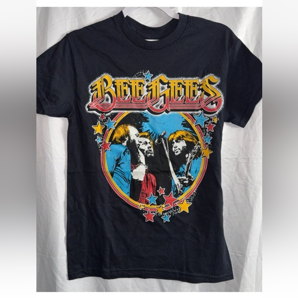 Beegees band tee Graphic Tee - Black large